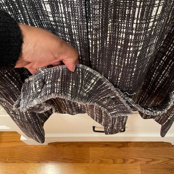 J. Crew Blazer Womens 4 Collection Gray Double Breasted Beaded Dark Academia - Picture 6 of 10